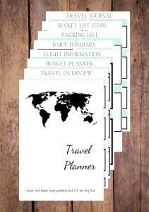 Printable Travel Planner PDF Download